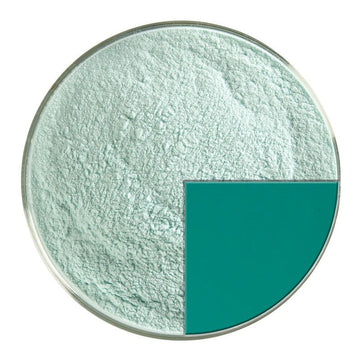 Bullseye Glass Frit: Teal Green Opal Powder 0144.08 - Warm Glass