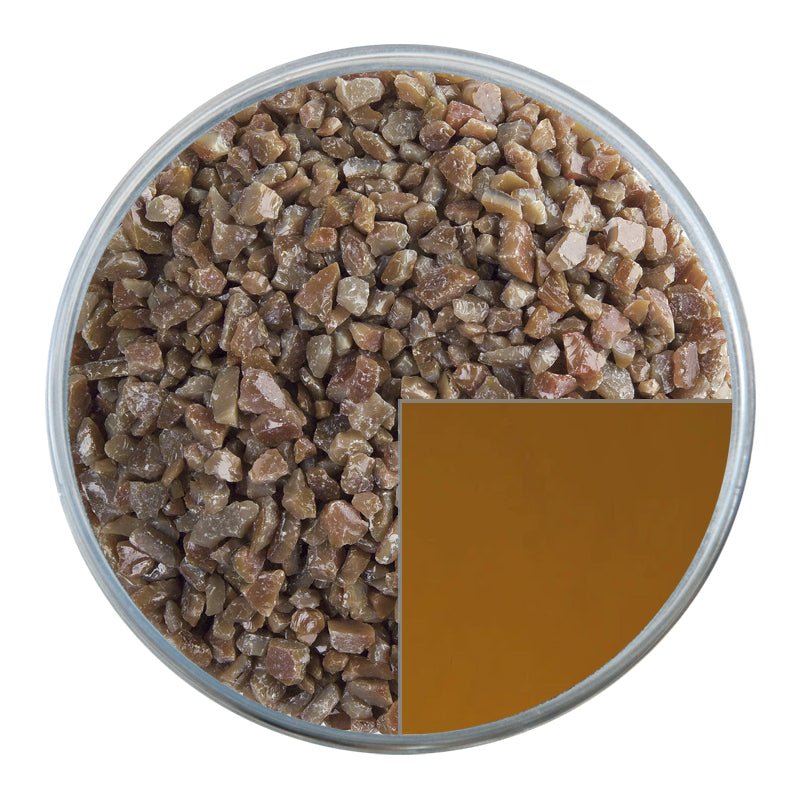 Bullseye Glass Frit: Umber Opal Coarse 0310.03 - Warm Glass