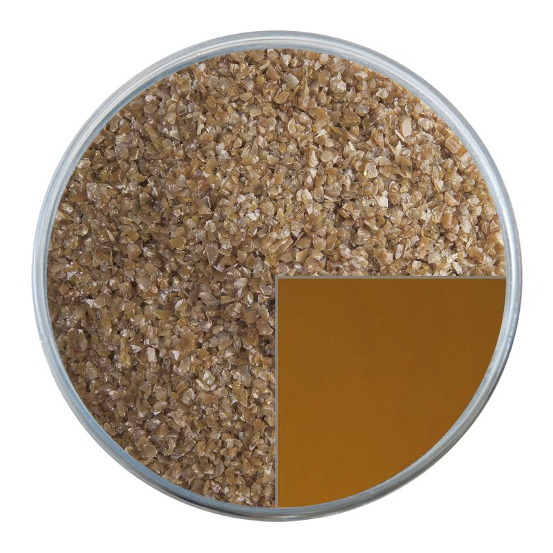 Bullseye Glass Frit: Umber Opal Medium 0310.02 - Warm Glass