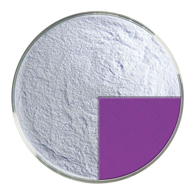 Bullseye Glass Frit: Violet Striker Trans Powder 1234.08 - Warm Glass