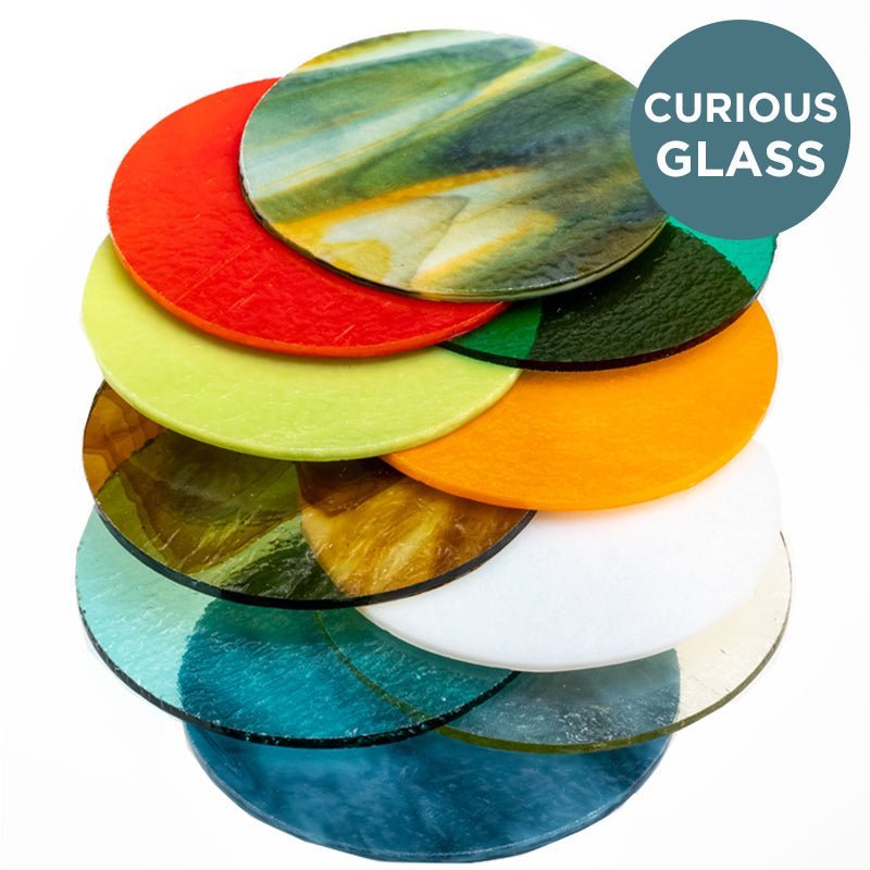 Bullseye Glass: Mega Curious Circle Pack - Warm Glass