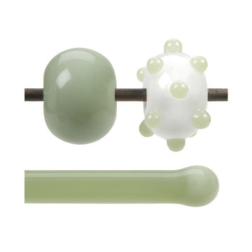 Bullseye Glass Rod: Celadon Green 0207 - Warm Glass