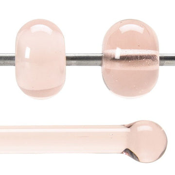 Bullseye Glass Rod: Coral Orange Tint 1834 - Warm Glass