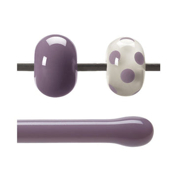 Bullseye Glass Rod: Dusty Lilac Opal 0303 - Warm Glass
