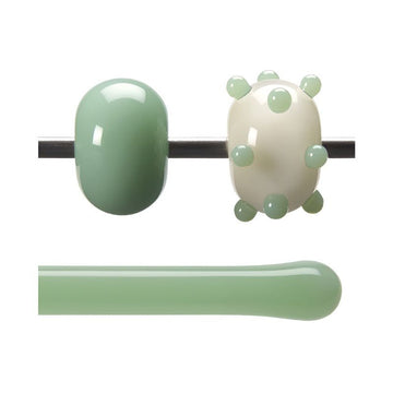 Bullseye Glass Rod: Mint Green Opal 0112 - Warm Glass