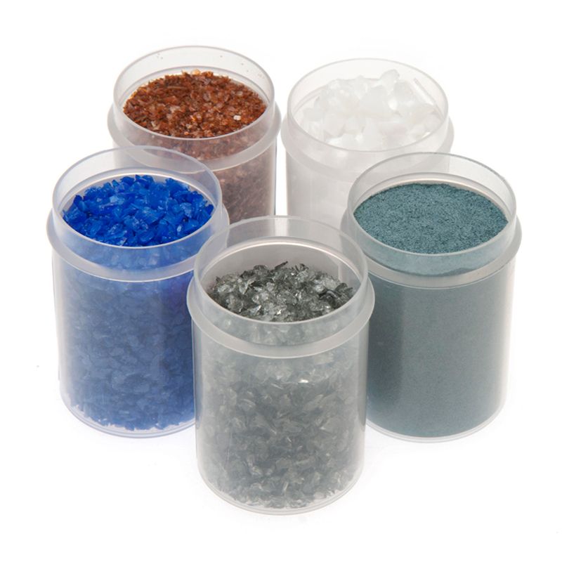 Bullseye Glass Winter Frit Collection - Warm Glass