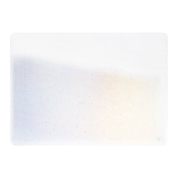 Bullseye Irid Glass: 3mm Rainbow on White Opal 0113.31 - Warm Glass