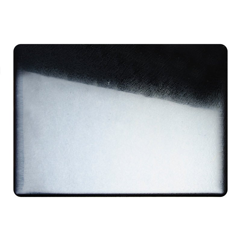 Bullseye Irid Glass: 3mm Silver on Black 0100.37 - Warm Glass