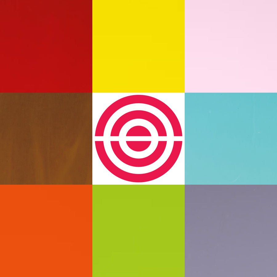 Bullseye Sample Pack: 3mm Rainbow Opalescent Glass - Warm Glass