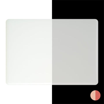 Bullseye Sheet Glass: 2mm Lacy White Opal Striker 0143.50 - Warm Glass