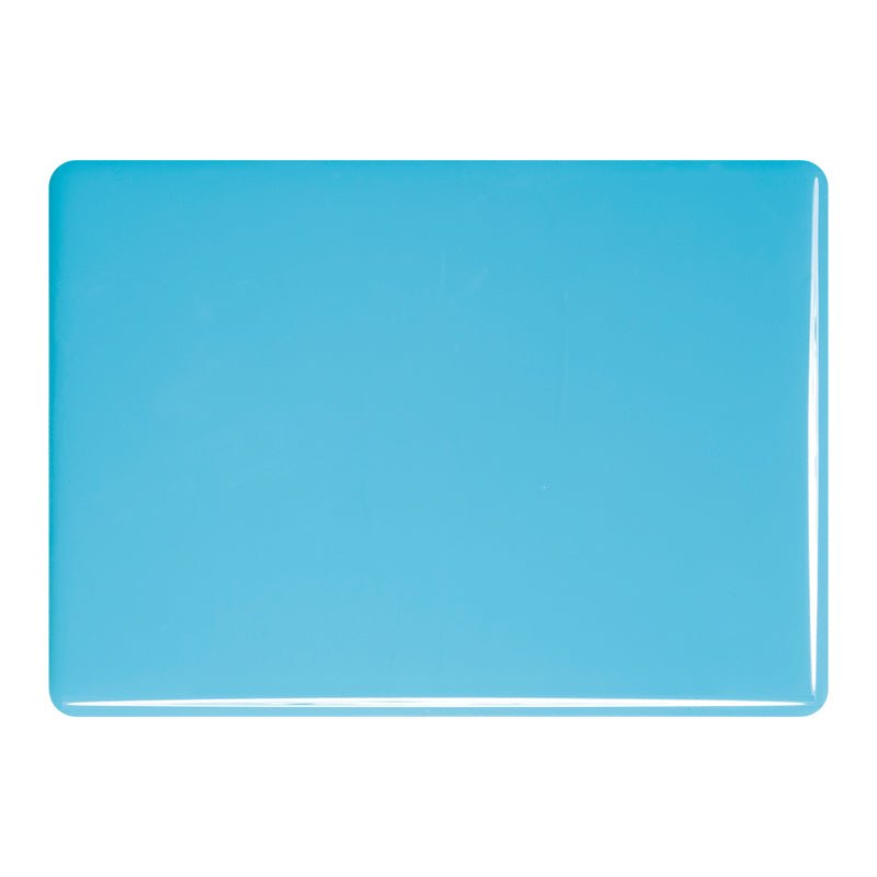 Bullseye Sheet Glass: 2mm Light Cyan Opal 0216.50 - Warm Glass