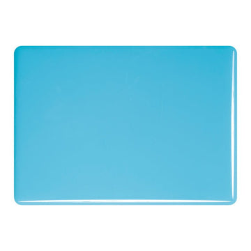 Bullseye Sheet Glass: 2mm Light Cyan Opal 0216.50 - Warm Glass