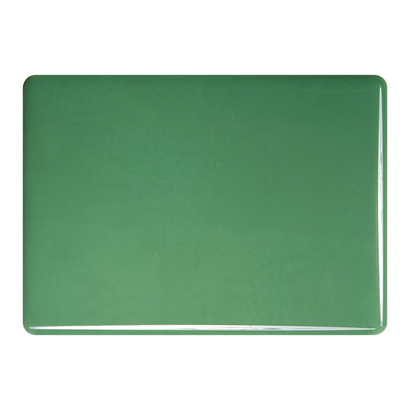 Bullseye Sheet Glass: 2mm Mineral Green Opal 0117.50 - Warm Glass