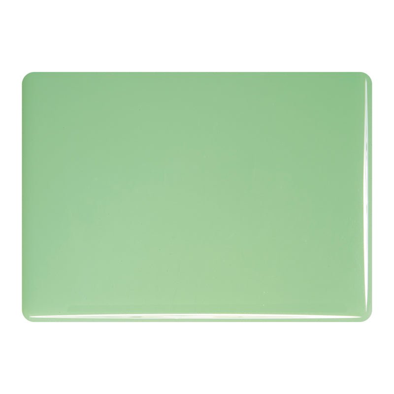 Bullseye Sheet Glass: 2mm Mint Green Opal 0112.50 - Warm Glass