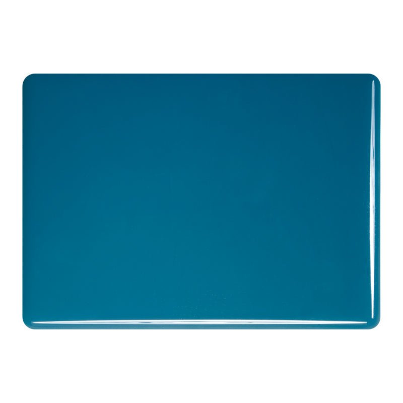 Bullseye Sheet Glass: 2mm Steel Blue Opal 0146.50 - Warm Glass