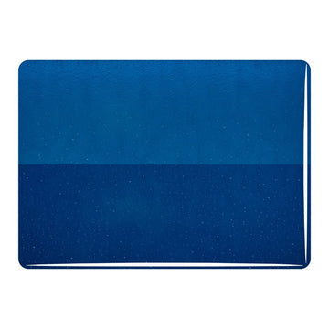 Bullseye Sheet Glass: 3mm Copper Blue Transparent 1246.30 - Warm Glass