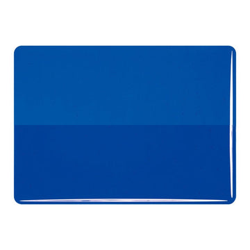 Bullseye Sheet Glass: 3mm Deep Royal Blue 1114.30 - Warm Glass