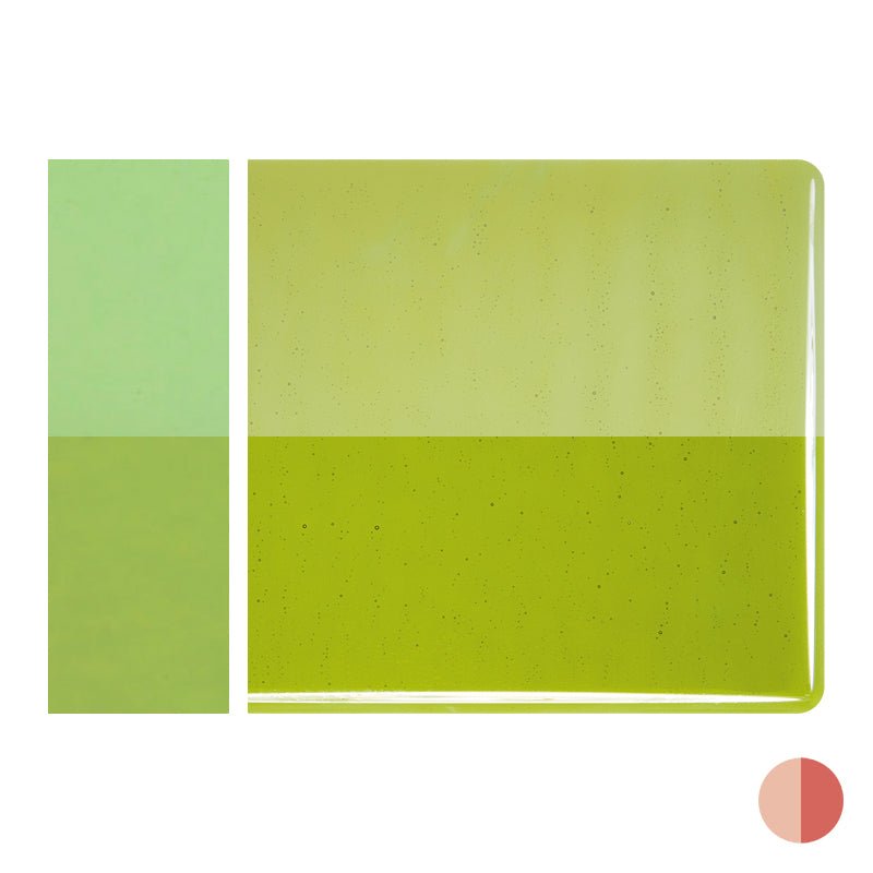 Bullseye Sheet Glass: 3mm Fern Green Striker 1207.30 - Warm Glass