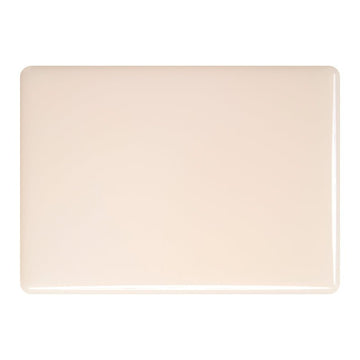 Bullseye Sheet Glass: 3mm Light Peach Cream Opal 0034.30 - Warm Glass