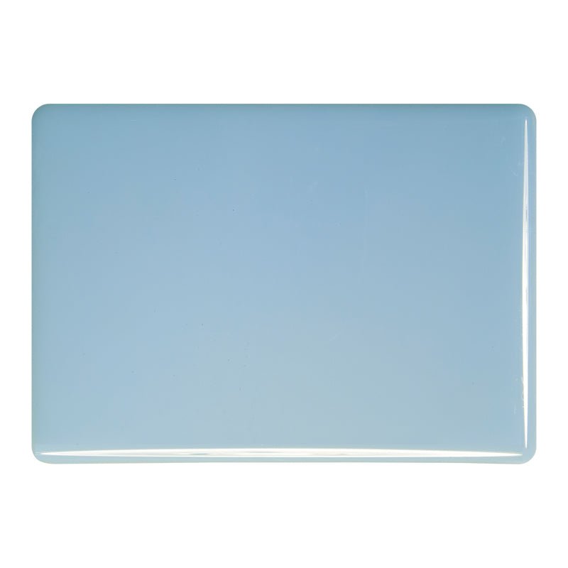 Bullseye Sheet Glass: 3mm Powder Blue Opal 0108.30 - Warm Glass