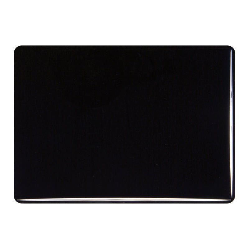 Bullseye Sheet Glass: 3mm Stiff Black Opal 0101.30 - Warm Glass