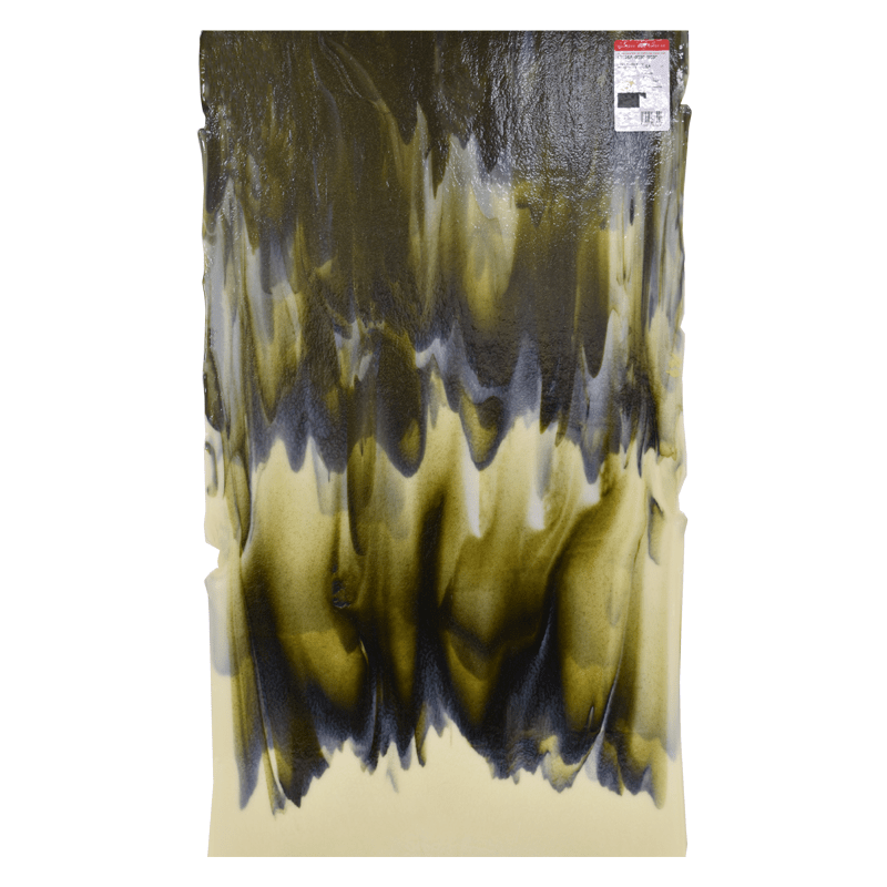 Bullseye Special: 3mm French Vanilla & Aventurine Bronze Streaky 63025A - Warm Glass