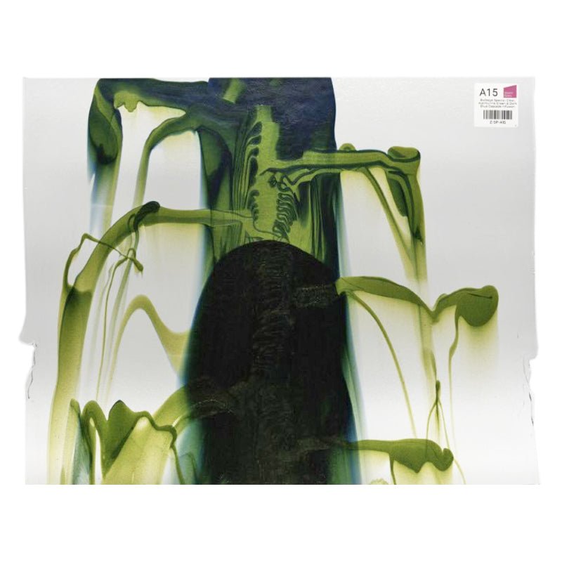 Bullseye Special: Clear, Aventurine Green & Dark Blue Cascade Infusion - Warm Glass