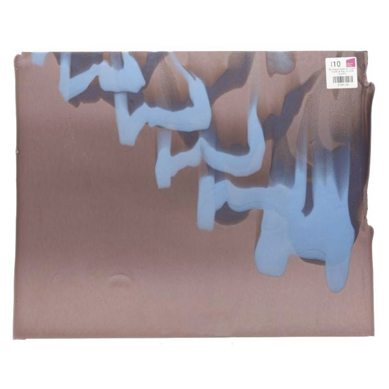 Bullseye Special: Light Violet & Periwinkle Graffiti - Warm Glass