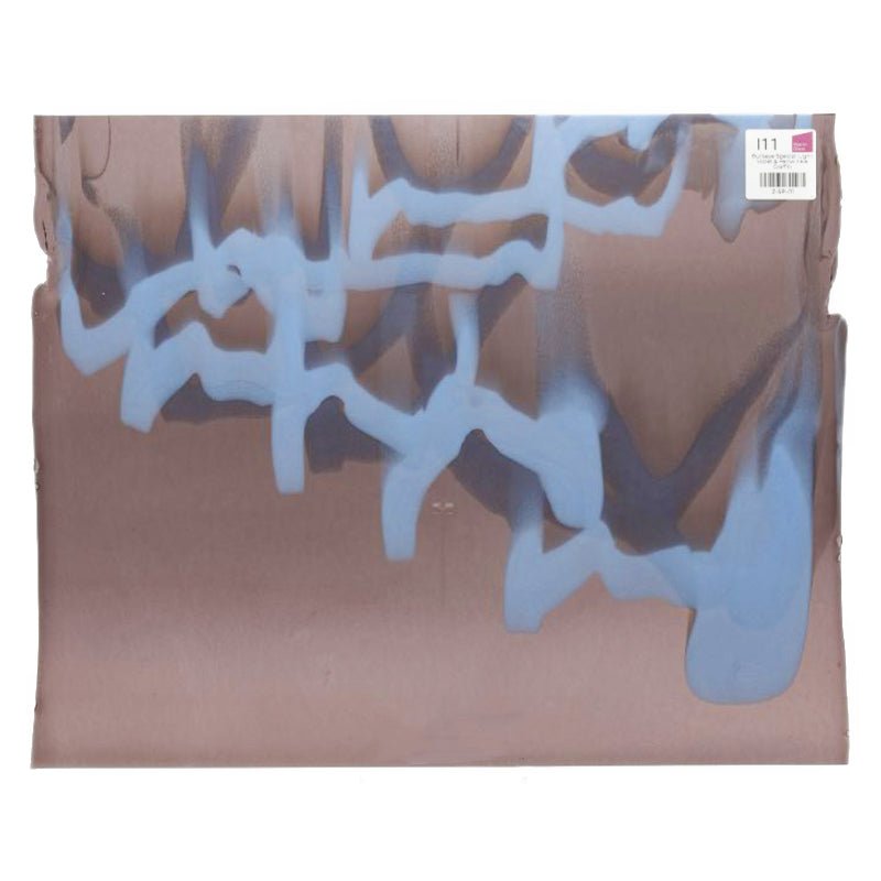 Bullseye Special: Light Violet & Periwinkle Graffiti - Warm Glass