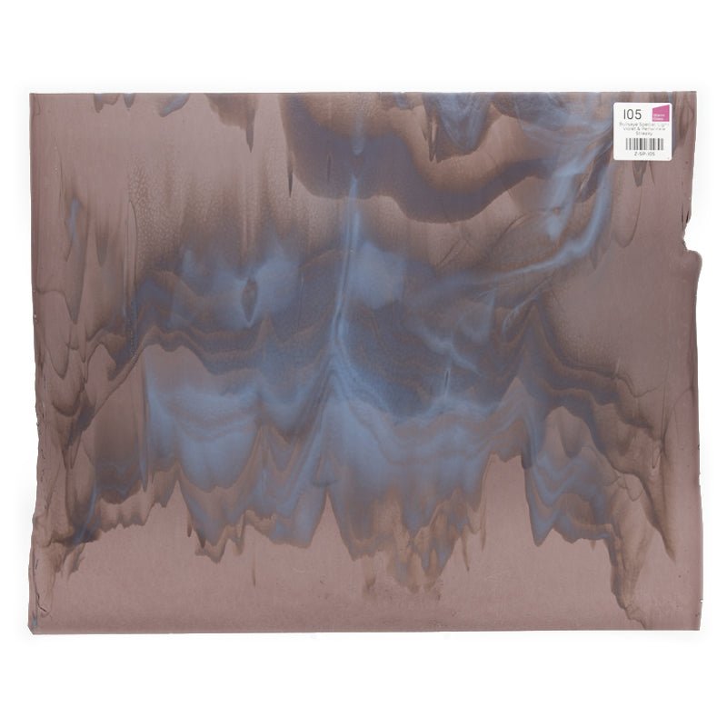 Bullseye Special: Light Violet & Periwinkle Streaky - Warm Glass