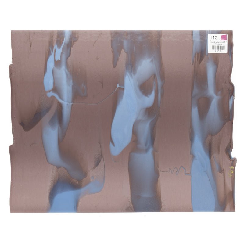 Bullseye Special: Light Violet & Periwinkle Windows - Warm Glass