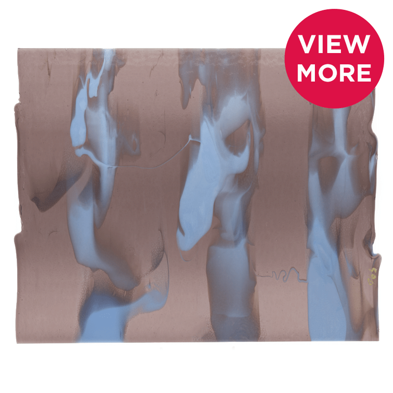 Bullseye Special: Light Violet & Periwinkle Windows - Warm Glass