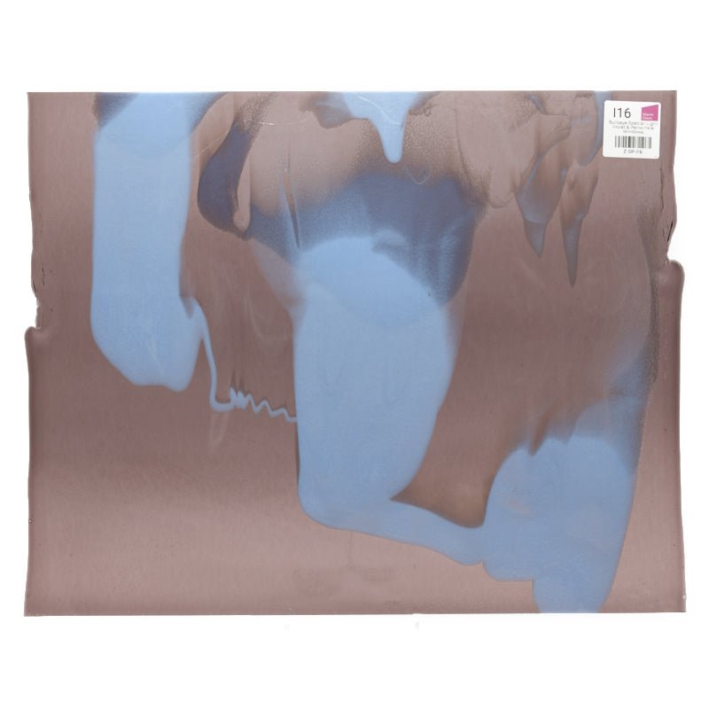 Bullseye Special: Light Violet & Periwinkle Windows - Warm Glass