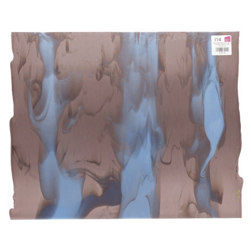 Bullseye Special: Light Violet & Periwinkle Windows - Warm Glass