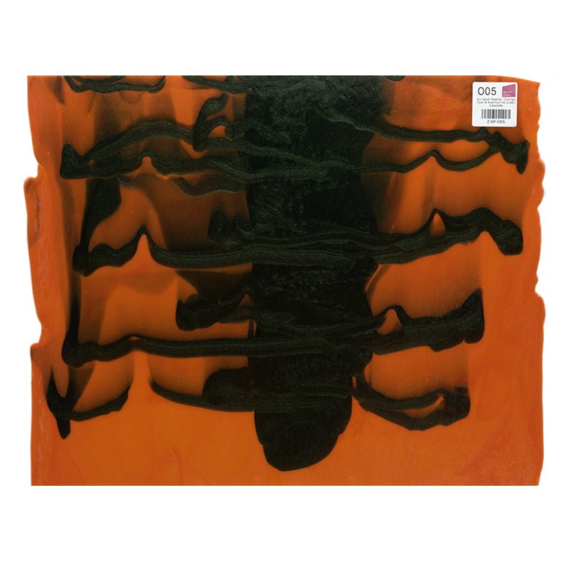 Bullseye Special: Orange Opal & Aventurine Green Cascade - Warm Glass