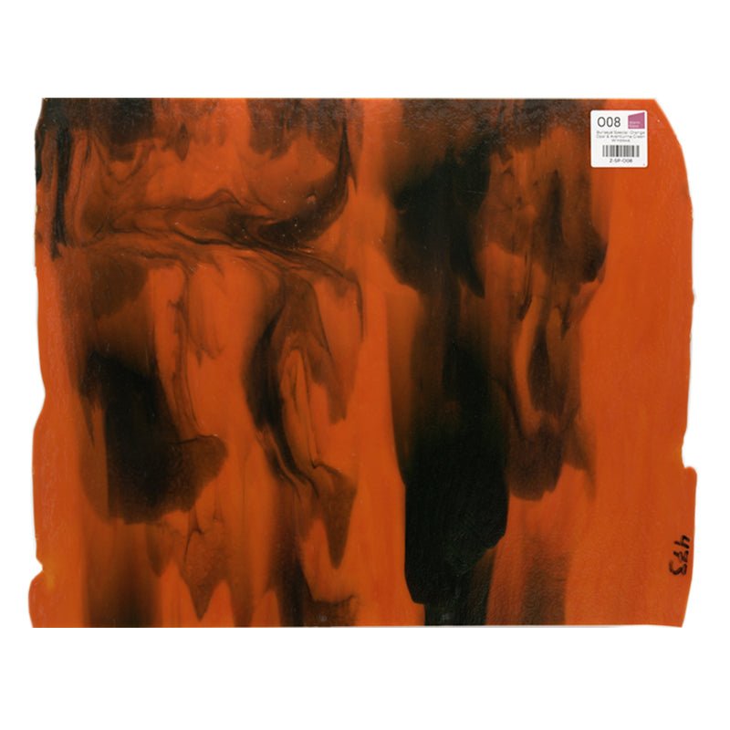 Bullseye Special: Orange Opal & Aventurine Green Windows - Warm Glass