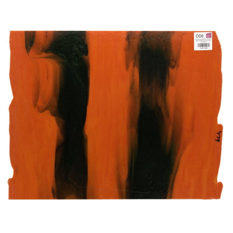 Bullseye Special: Orange Opal & Aventurine Green Windows - Warm Glass