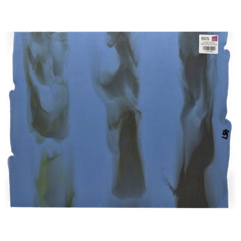 Bullseye Special: Periwinkle, Grey Opal & Pea Pod Green Windows - Warm Glass