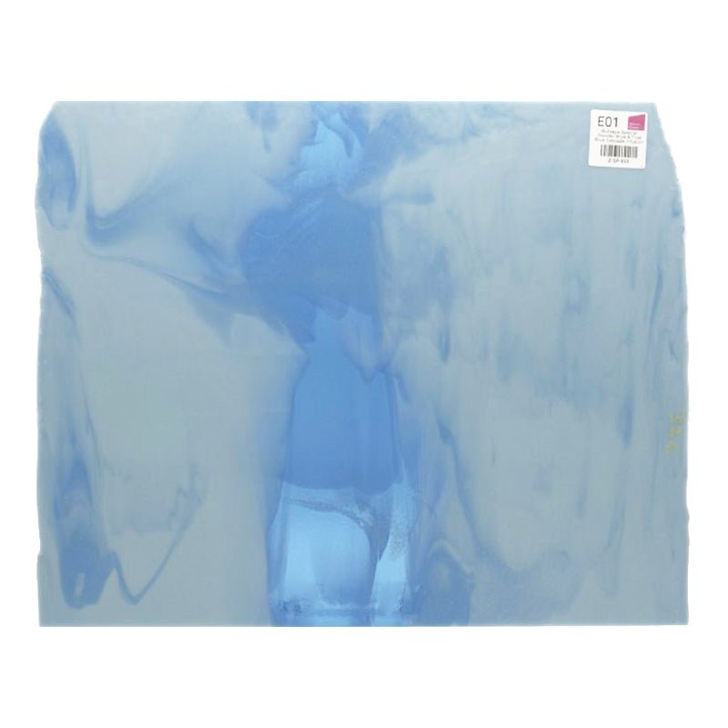 Bullseye Special: Powder Blue & True Blue Cascade Infusion - Warm Glass