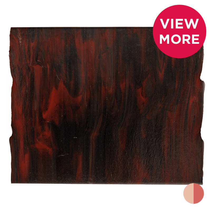 Bullseye Special: Red Opal & Aventurine Bronze Streaky - Warm Glass