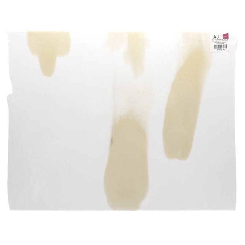 Bullseye Special: White, Dense White & French Vanilla Windows - BOTTOM A - Warm Glass