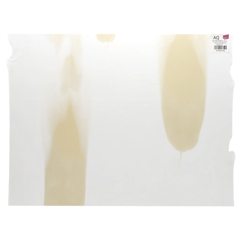 Bullseye Special: White, Dense White & French Vanilla Windows - BOTTOM A - Warm Glass