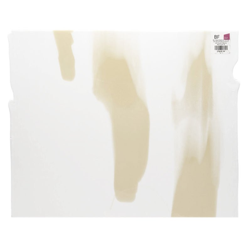 Bullseye Special: White, Dense White & French Vanilla Windows - BOTTOM B - Warm Glass