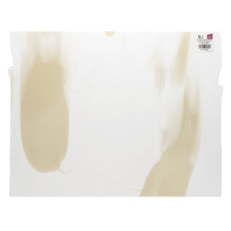 Bullseye Special: White, Dense White & French Vanilla Windows - BOTTOM B - Warm Glass