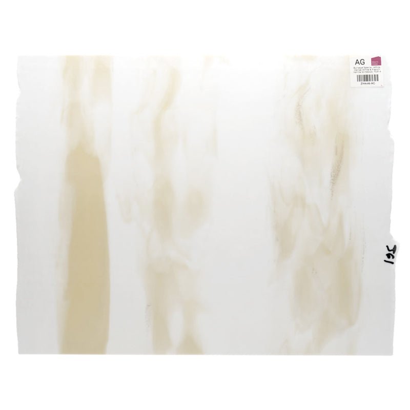 Bullseye Special: White, Dense White & French Vanilla Windows - TOP A - Warm Glass