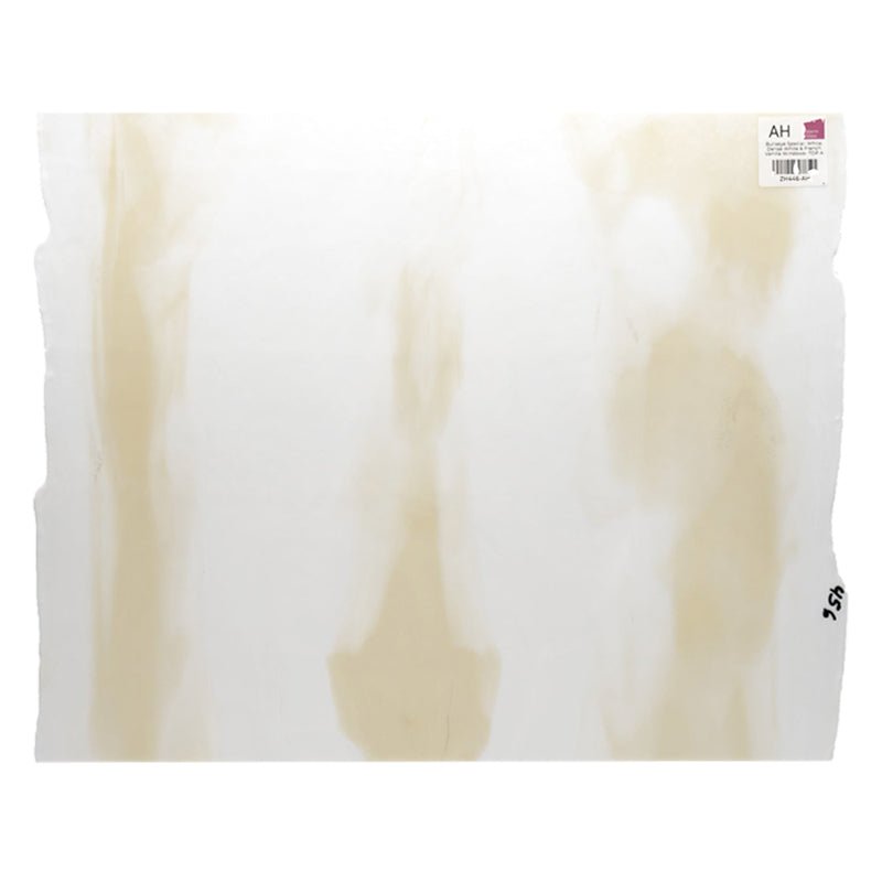 Bullseye Special: White, Dense White & French Vanilla Windows - TOP A - Warm Glass