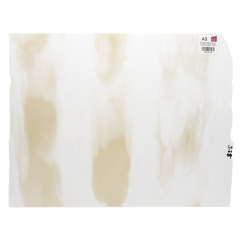 Bullseye Special: White, Dense White & French Vanilla Windows - TOP B - Warm Glass
