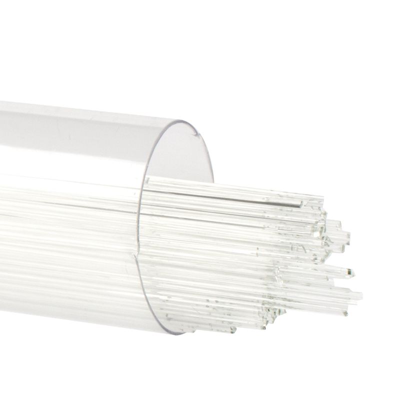 Bullseye Stringers: 0.5mm Clear Transparent 1101 - Warm Glass