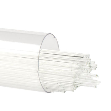 Bullseye Stringers: 0.5mm Clear Transparent 1101 - Warm Glass