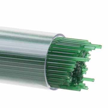 Bullseye Stringers: 1mm Jade Green Opal 0145 - Warm Glass